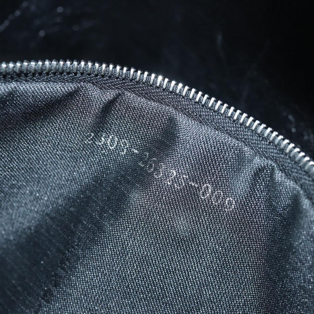 FENDI Zucca Canvas Mamma Baguette Shoulder Bag Wool Blackyk13747