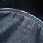 FENDI Zucca Canvas Mamma Baguette Shoulder Bag Wool Blackyk13747