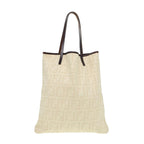 FENDI Zucca Canvas Tote Bag Beigeyk13774