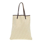 FENDI Zucca Canvas Tote Bag Beigeyk13774