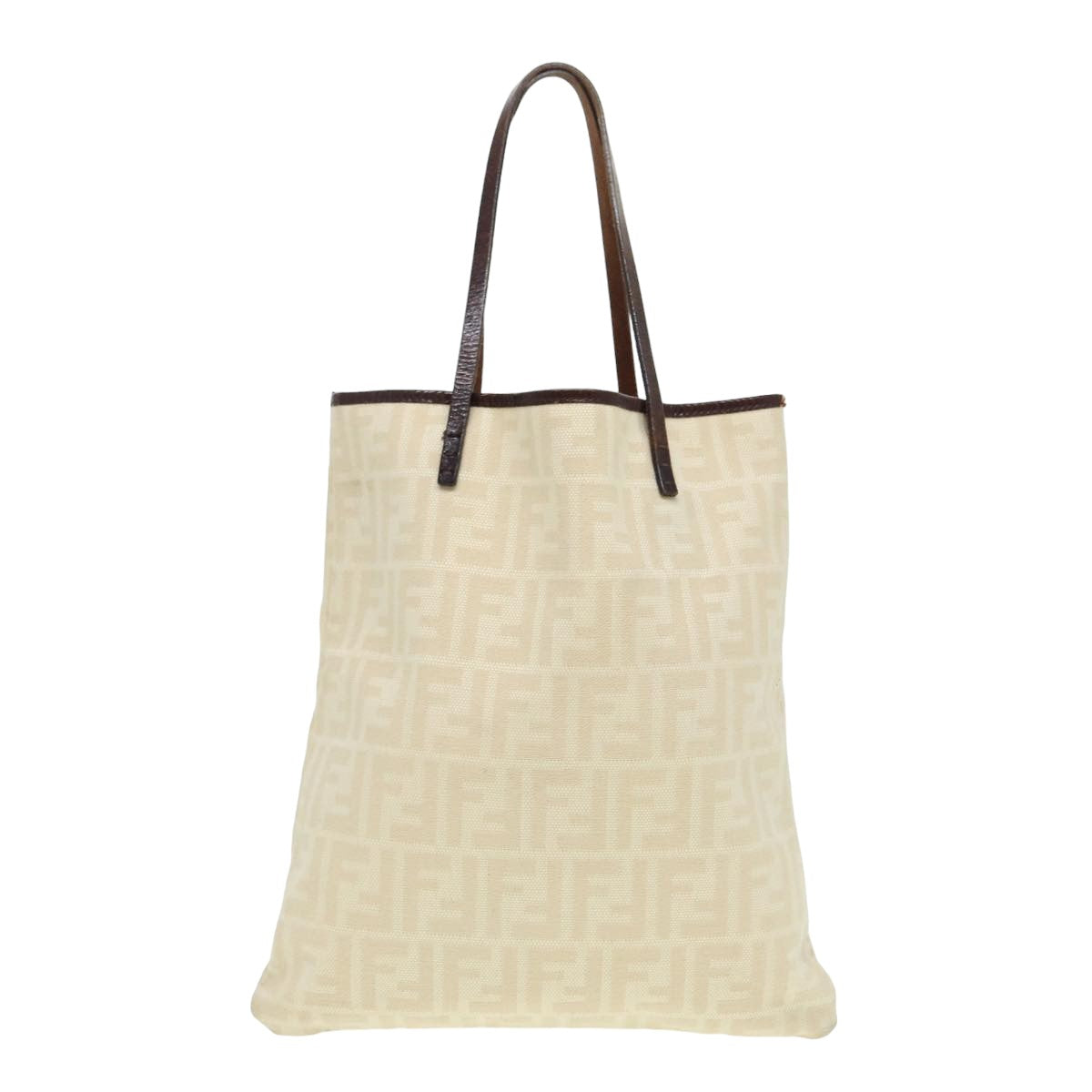 FENDI Zucca Canvas Tote Bag Beigeyk13774