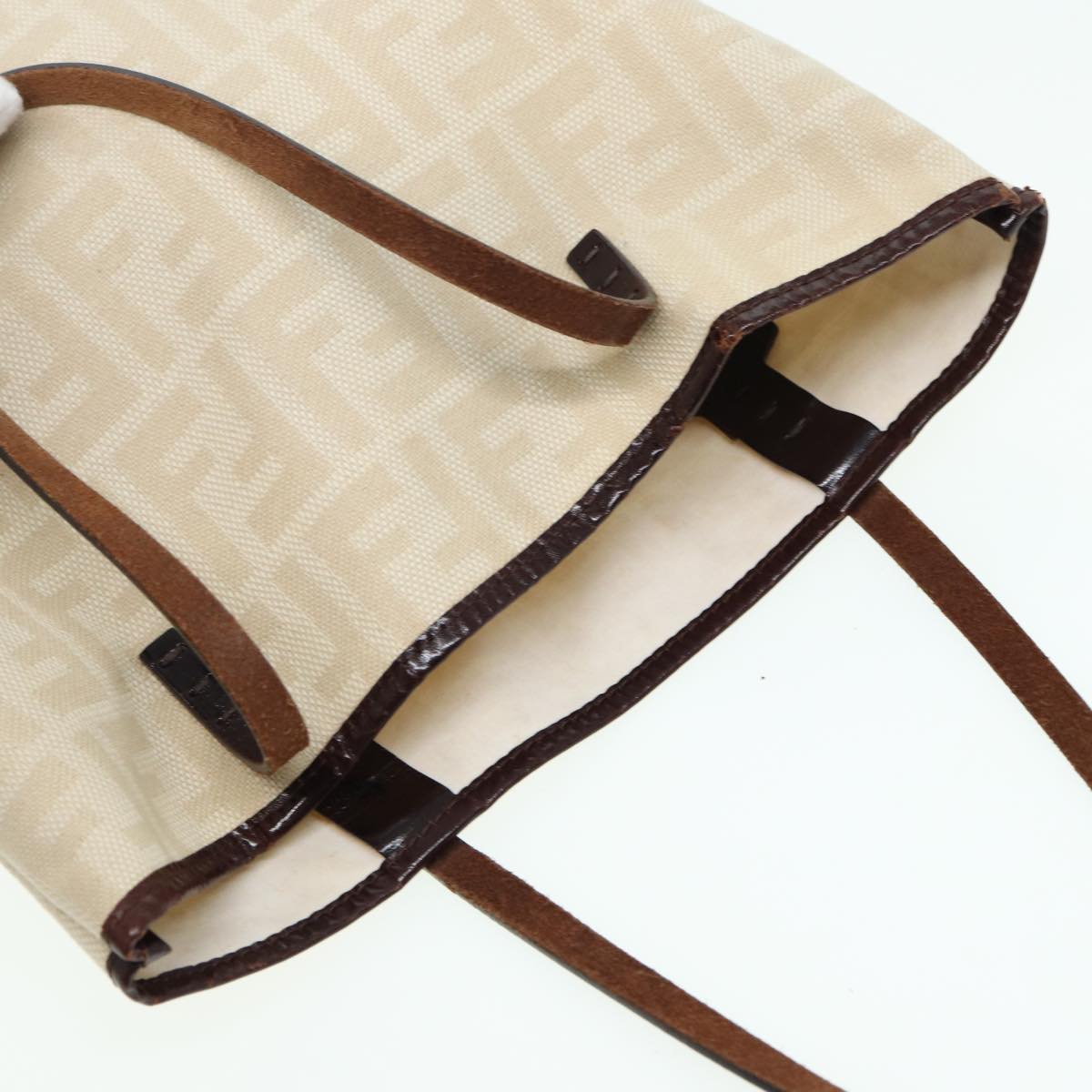 FENDI Zucca Canvas Tote Bag Beigeyk13774