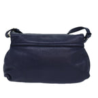 Chloe Lily Shoulder Bag Leather Navy yk13791