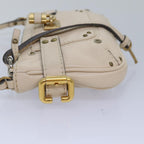 Chloe Paddington Accessory Pouch Leather Vanilla yk13793