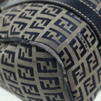 FENDI Zucchino Canvas Hand Bag Navyyk13837