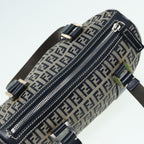 FENDI Zucchino Canvas Hand Bag Navyyk13837