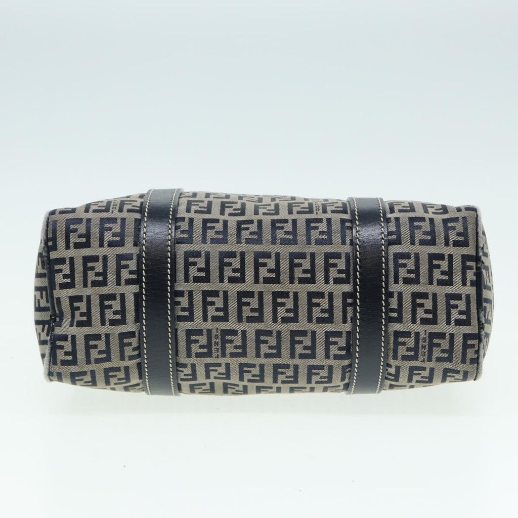 FENDI Zucchino Canvas Hand Bag Navyyk13837