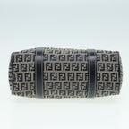 FENDI Zucchino Canvas Hand Bag Navyyk13837