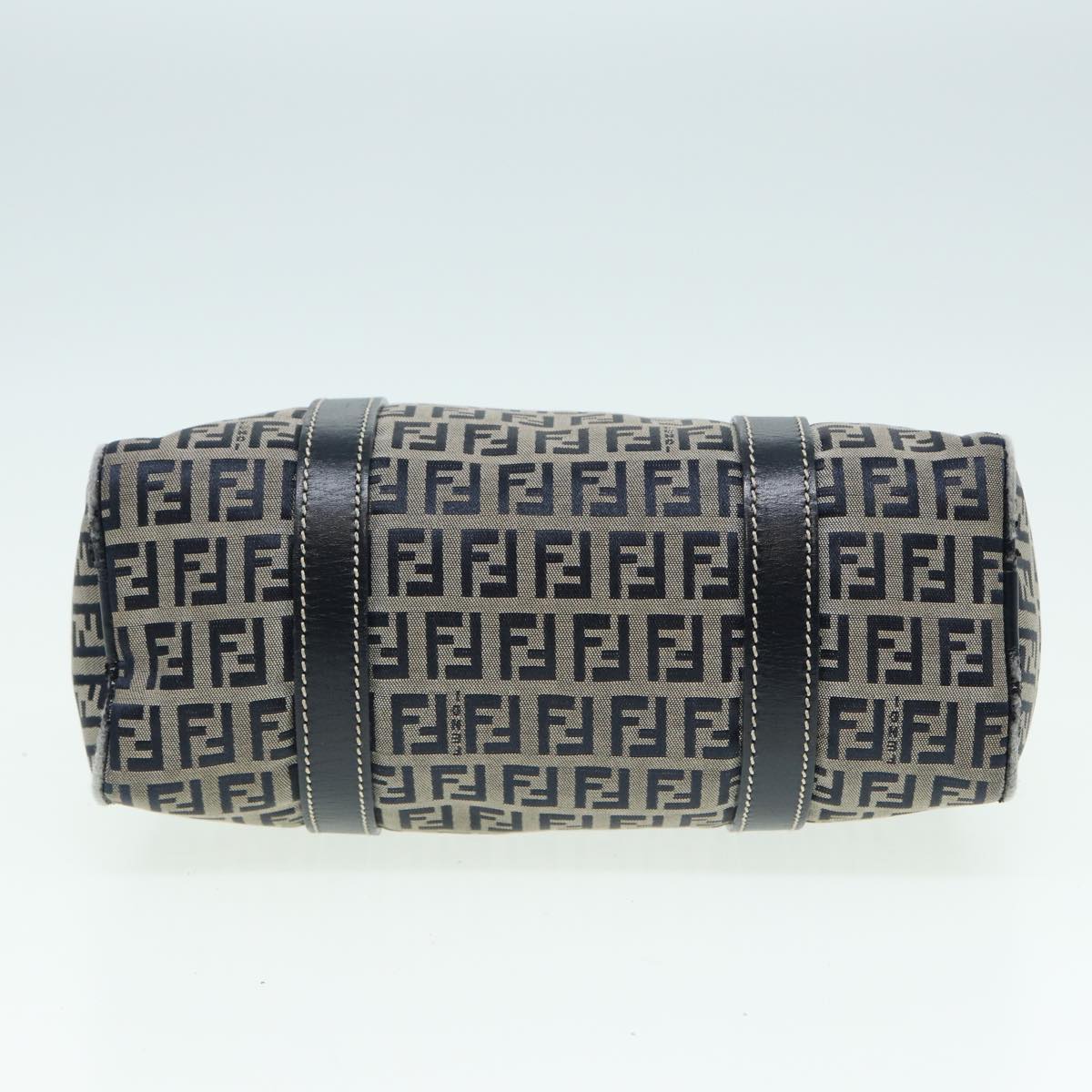 FENDI Zucchino Canvas Hand Bag Navyyk13837