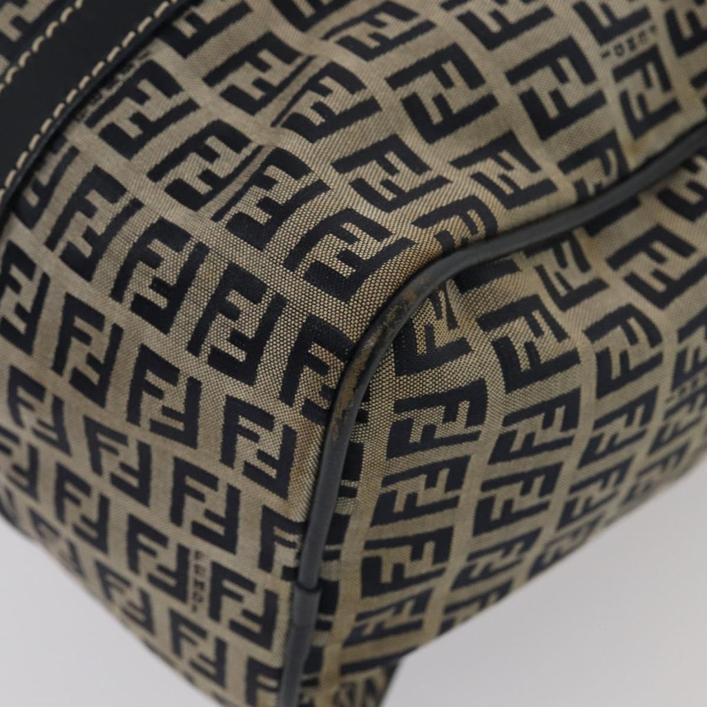 FENDI Zucchino Canvas Hand Bag Navyyk13932