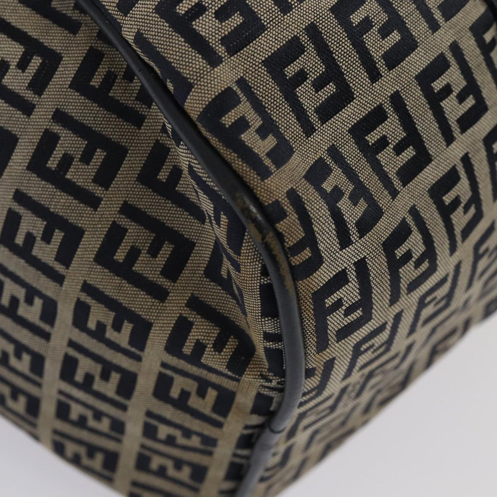 FENDI Zucchino Canvas Hand Bag Navyyk13932