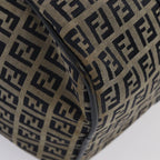 FENDI Zucchino Canvas Hand Bag Navyyk13932