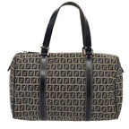 FENDI Zucchino Canvas Hand Bag Navyyk13932