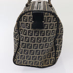 FENDI Zucchino Canvas Hand Bag Navyyk13932