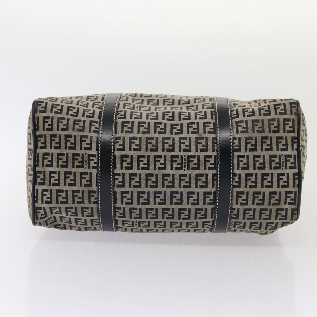 FENDI Zucchino Canvas Hand Bag Navyyk13932