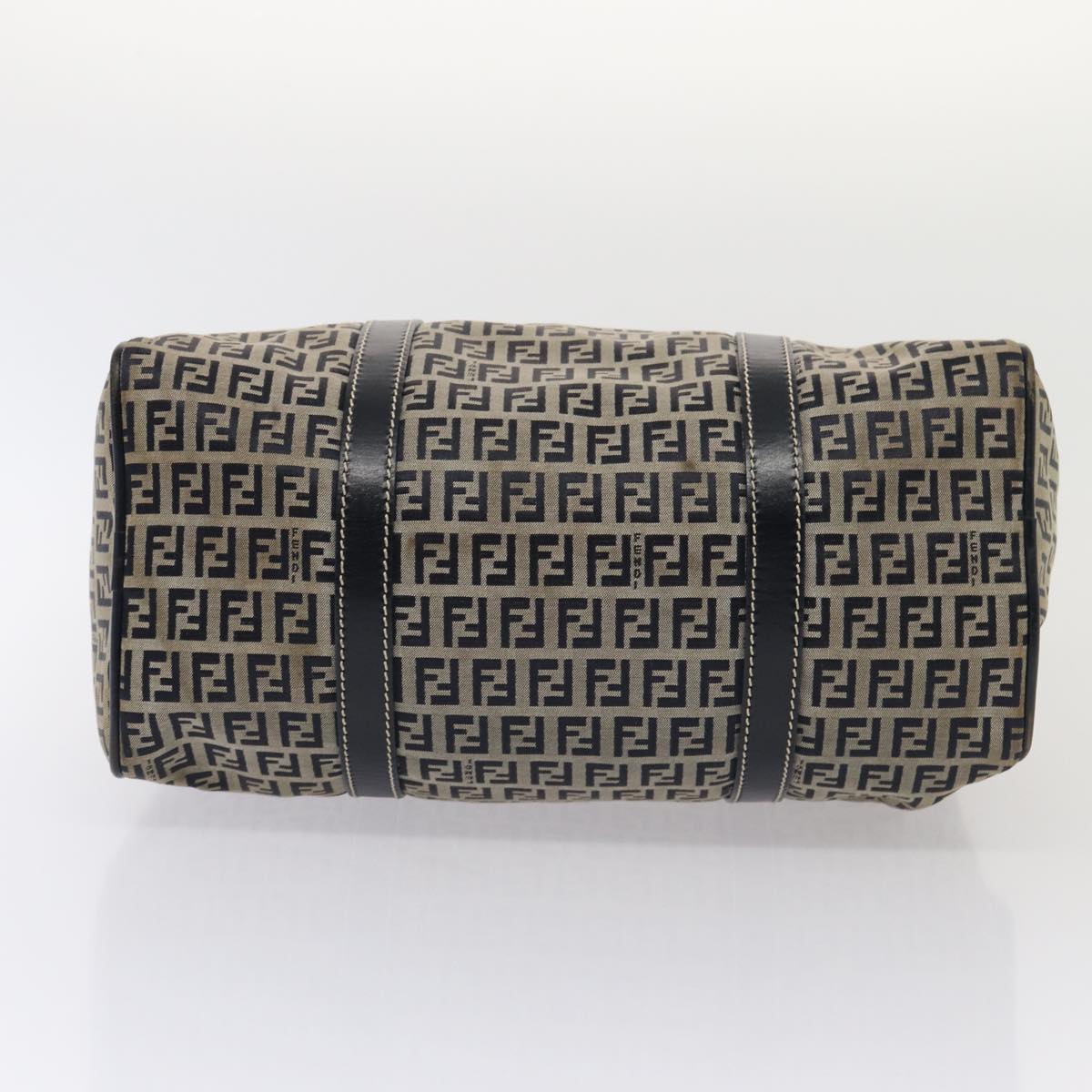 FENDI Zucchino Canvas Hand Bag Navyyk13932