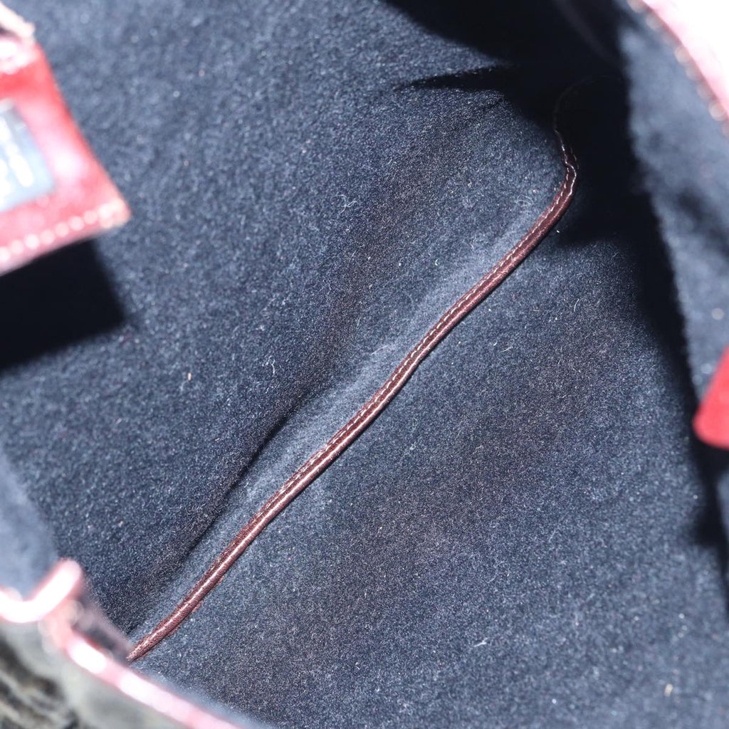 FENDI Zucca Canvas Tote Bag Wool Brown Black Silveryk14162