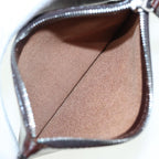 FENDI Zucca Canvas Tote Bag Wool Brown Black Silveryk14162