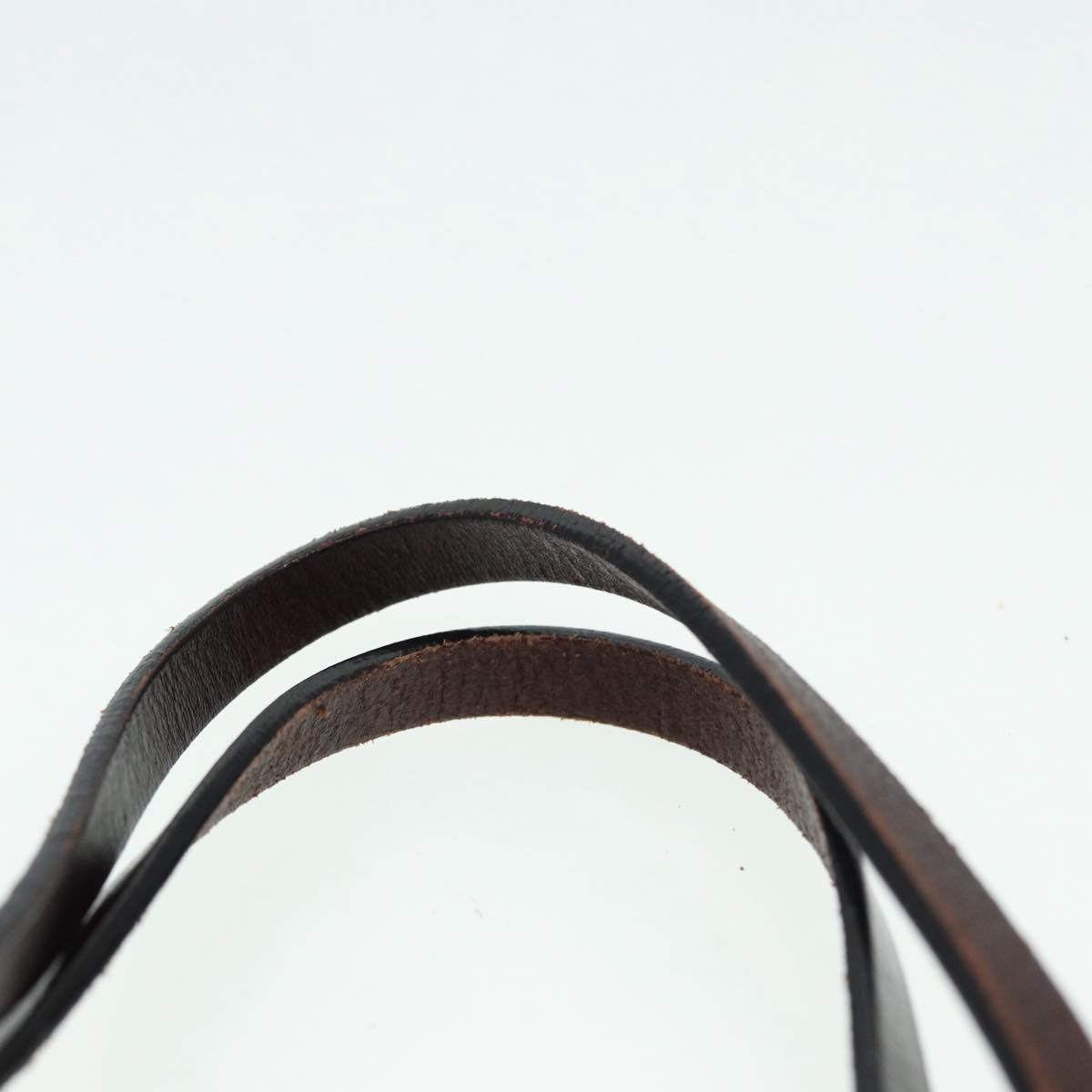 FENDI Zucca Canvas Tote Bag Wool Brown Black Silveryk14162