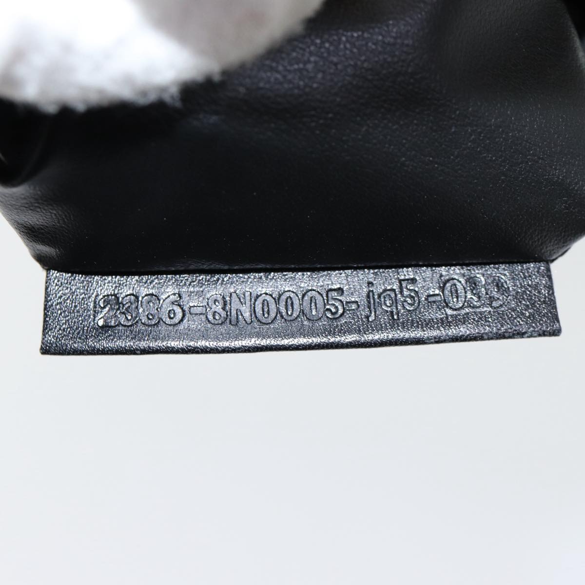 FENDI Zucchino Canvas Hand Bag Brown Black Silveryk14209