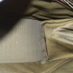 FENDI Zucca Canvas Hand Bag Brown Black goldyk14322