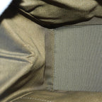 FENDI Zucca Canvas Hand Bag Brown Black goldyk14322