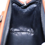 FENDI Pecan Canvas Mini Hand Bag Brown Black goldyk14400