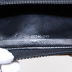 FENDI Pecan Canvas Mini Hand Bag Brown Black goldyk14400