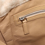 FENDI Zucca Canvas Tote Bag Wool Beige Silveryk14409