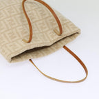 FENDI Zucca Canvas Tote Bag Wool Beige Silveryk14409