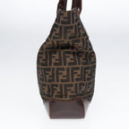 FENDI Zucca Canvas Tote Bag Brown Blackyk14553