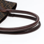 FENDI Zucca Canvas Tote Bag Brown Blackyk14553
