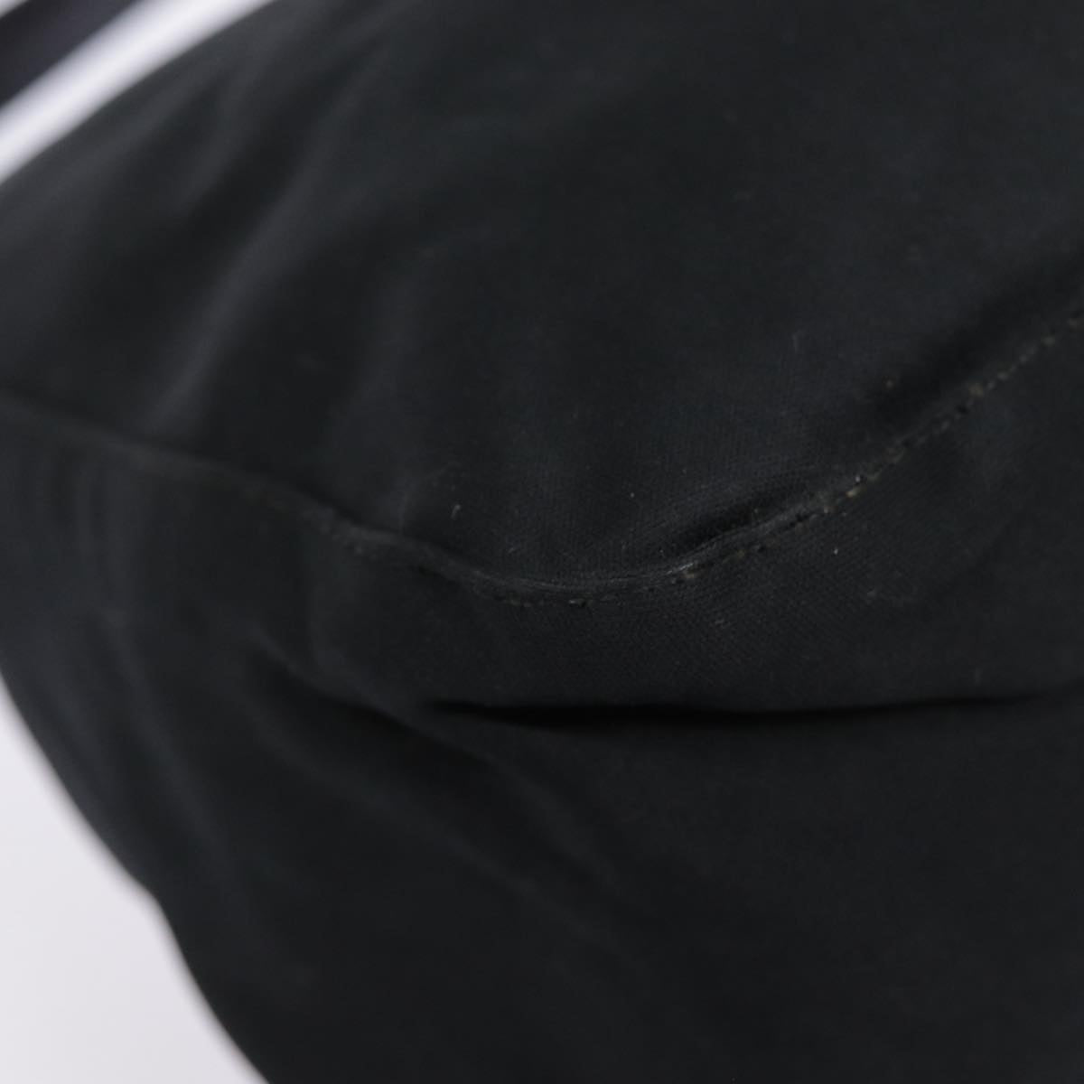 FENDI Mamma Baguette Shoulder Bag Nylon Black Silveryk14611