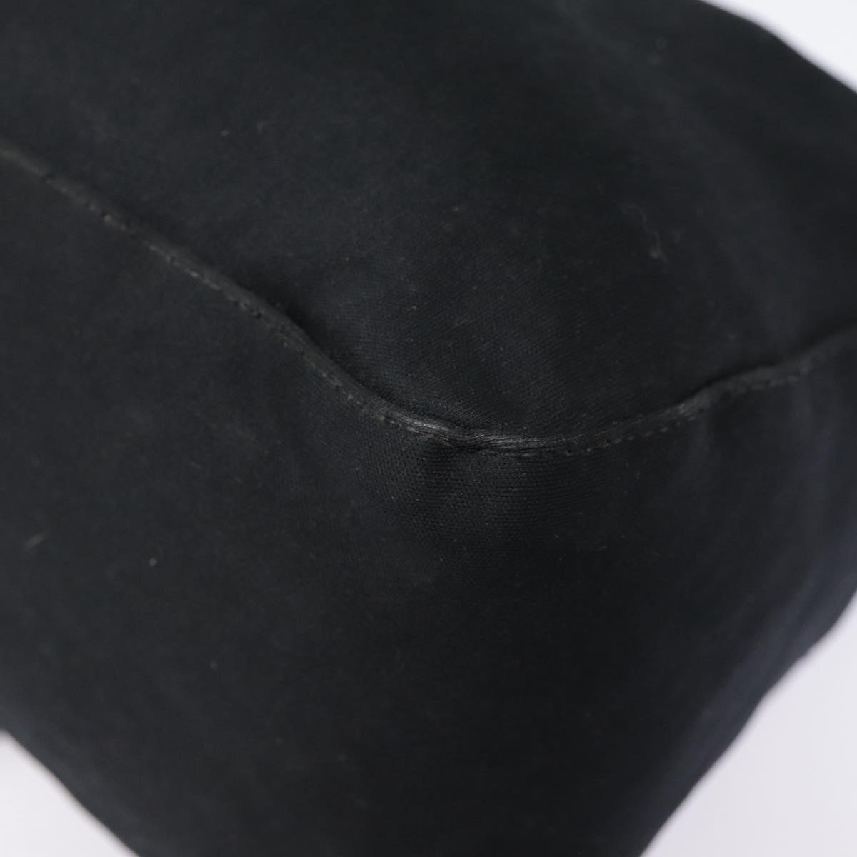 FENDI Mamma Baguette Shoulder Bag Nylon Black Silveryk14611