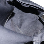 FENDI Mamma Baguette Shoulder Bag Nylon Black Silveryk14611