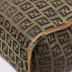 FENDI Zucchino Canvas Tote Bag Beige Goldyk14729