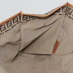 FENDI Zucchino Canvas Tote Bag Beige Goldyk14729
