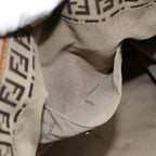 FENDI Zucchino Canvas Tote Bag Beige Goldyk14729