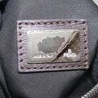 FENDI Shoulder Bag Canvas Silver Brownyk14745