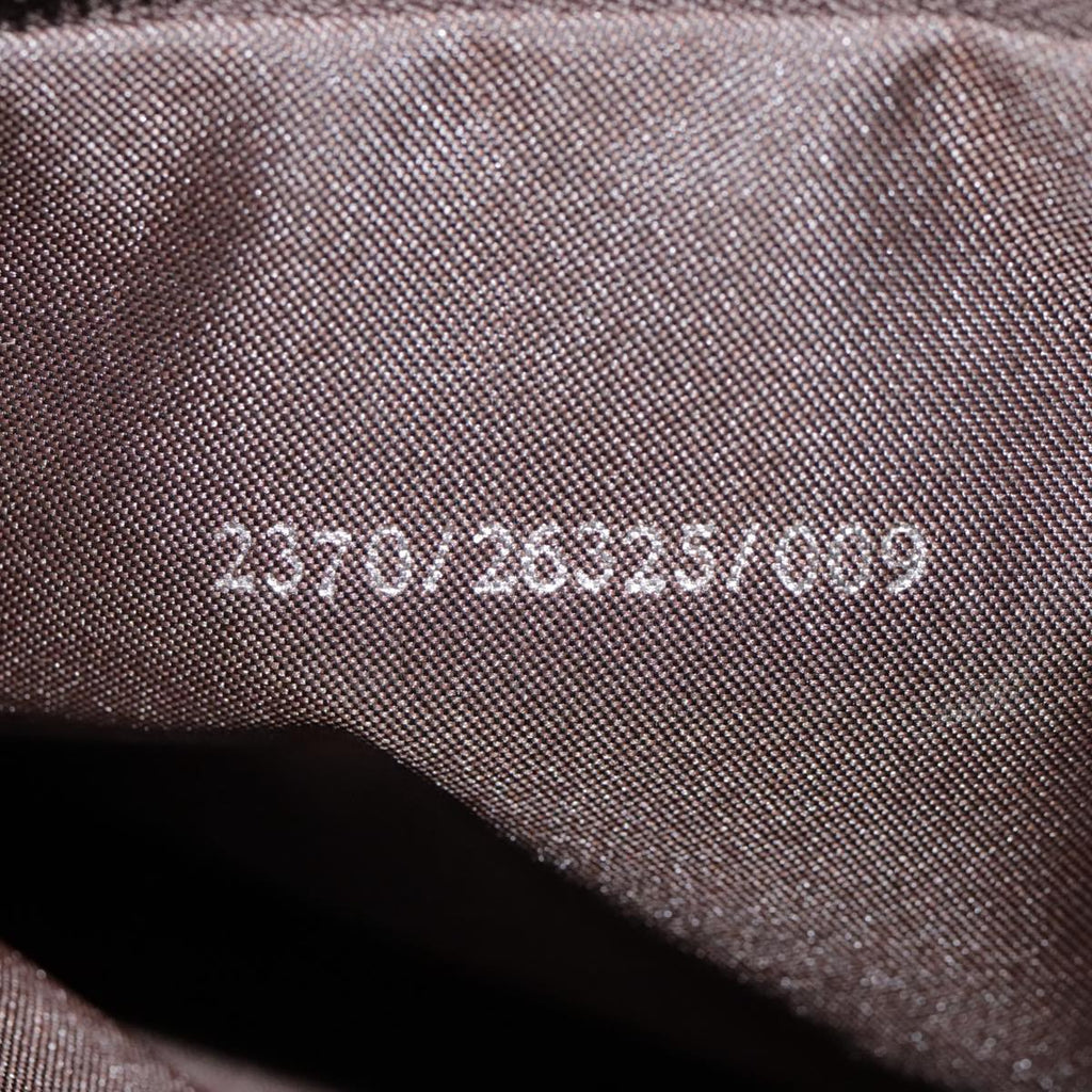 FENDI Zucca Canvas Mamma Baguette Shoulder Bag Brown Black Silveryk14866A