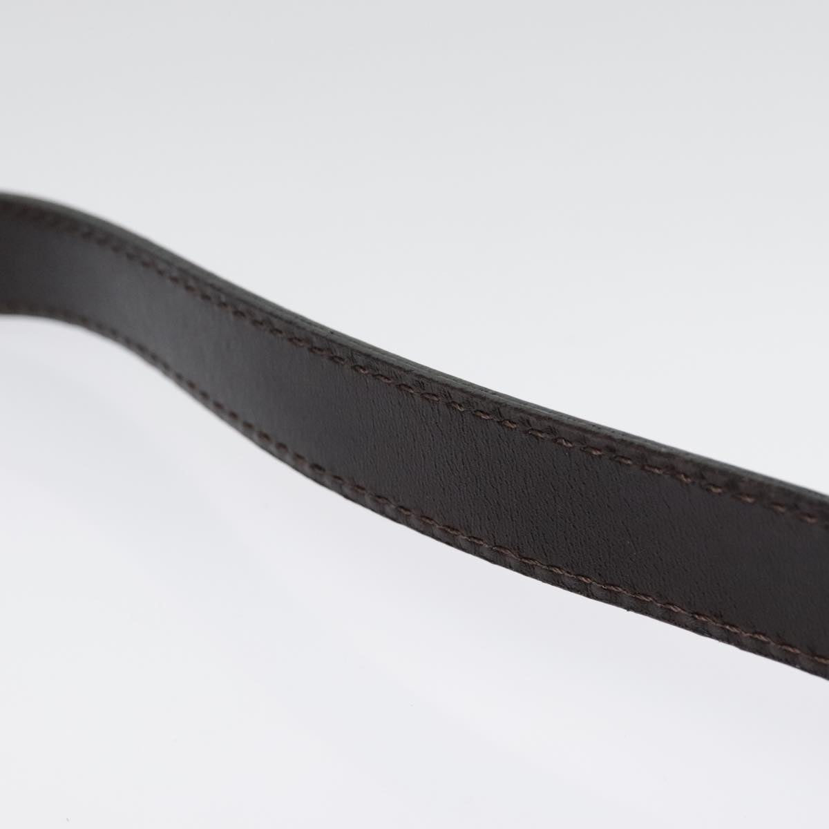 FENDI Zucca Canvas Mamma Baguette Shoulder Bag Brown Black Silveryk14866A