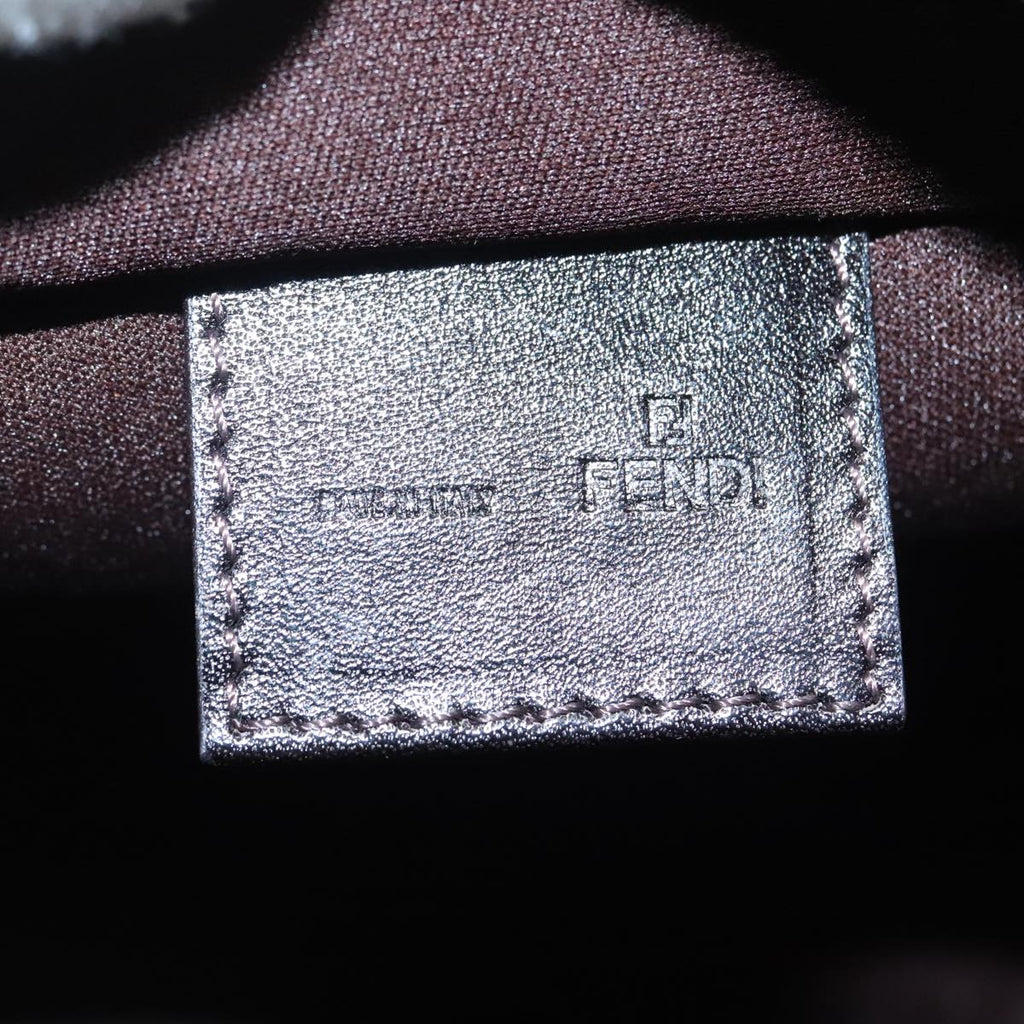 FENDI Zucchino Canvas Hand Bag Beigeyk14935