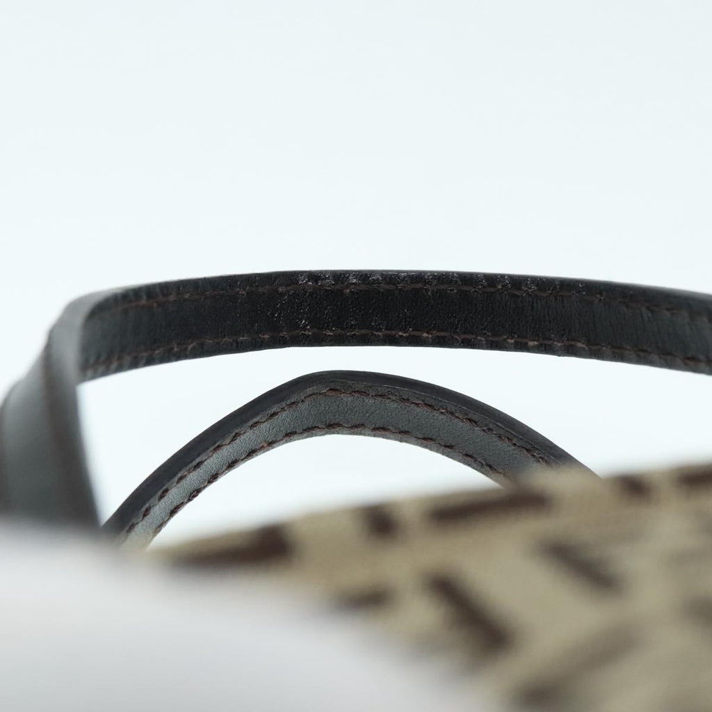 FENDI Zucchino Canvas Hand Bag Beigeyk14935