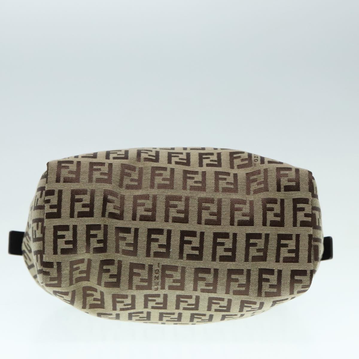 FENDI Zucchino Canvas Hand Bag Beigeyk14935