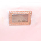 FENDI Zucchino Canvas Hand Bag Silver Blackyk14936