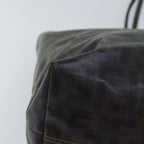FENDI Zucca Canvas Tote Bag Brown Blackyk14952
