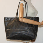 FENDI Zucca Canvas Tote Bag Brown Blackyk14952
