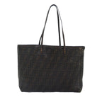FENDI Zucca Canvas Tote Bag Brown Blackyk14952