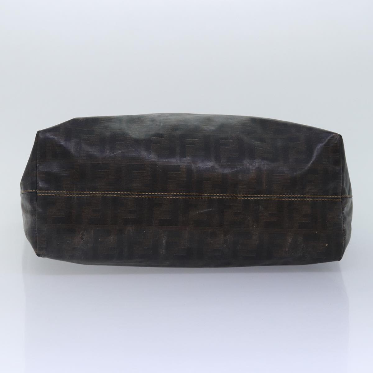 FENDI Zucca Canvas Tote Bag Brown Blackyk14952