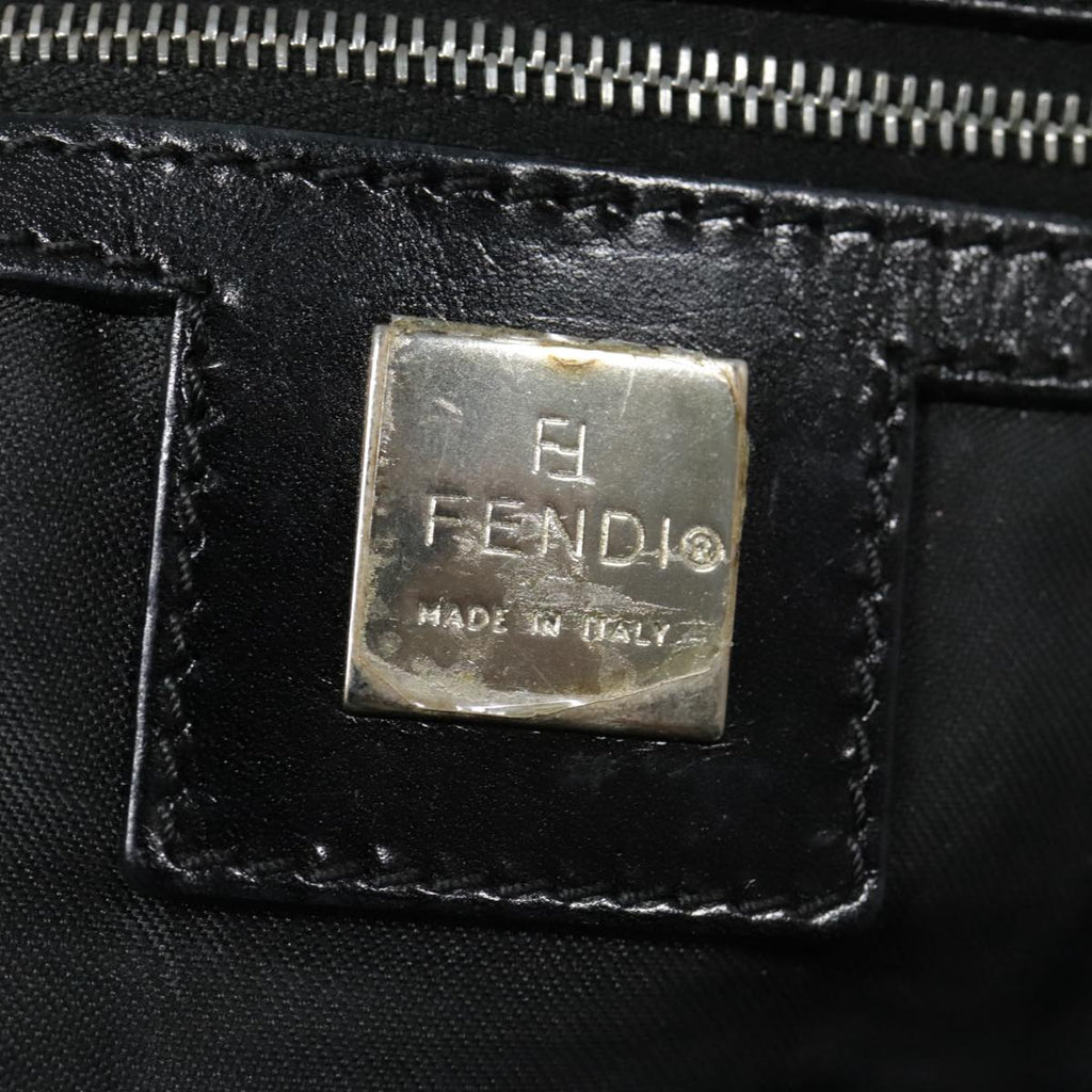 FENDI Zucca Canvas Tote Bag Silver Blackyk15009